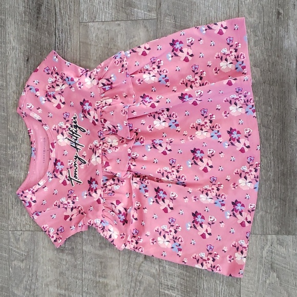 Tommy Hilfiger Sz 5 Tunic Ruffle Peplum Top - Picture 1 of 6